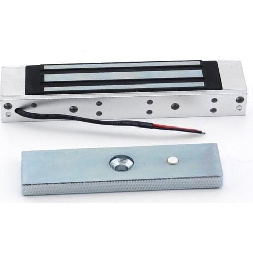 Single Door 12V Electric Magnetic Electromagnetic Lock 180KG (350LB) Holding Force for Access Delay/Door Control Magnetic Lock