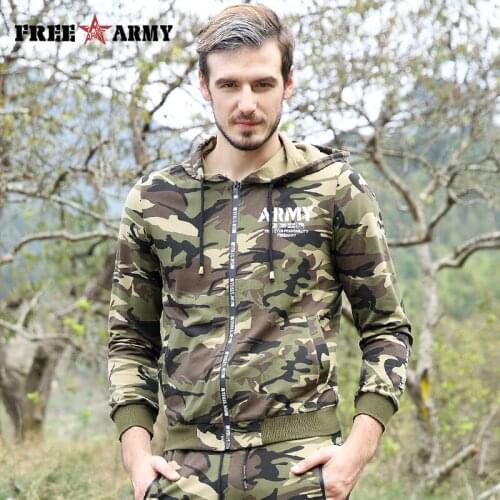 Free Army Men's Printed Hoodies