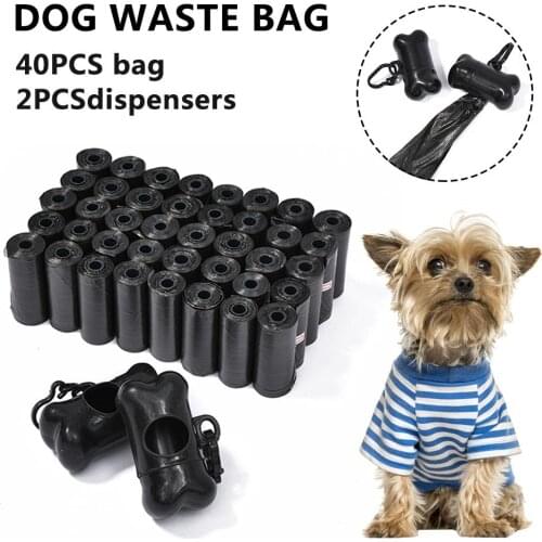 Dog Poop Bag Biodegradable Dog Waste Bags With Bag Dispenser Environmentally Friendly Outdoor Pet Dog Cat Poop Bags Garbage Bag