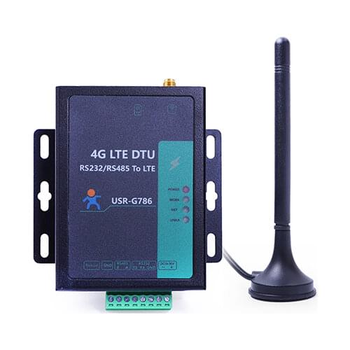 RS232 / RS485 To 4G LTE M2M Cellular Modems USR-G786-G with Global Bands Support FOTA Remote Upgrade