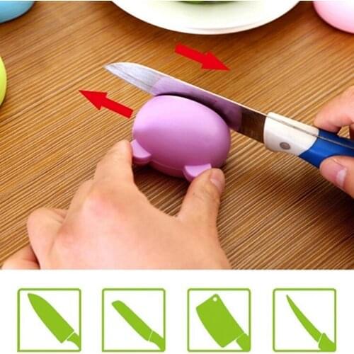 Cartoon Shape Knife Sharpener Kitchen Kinves Sharpener Whetstone Sharpening Tungsten Steel Sharpener