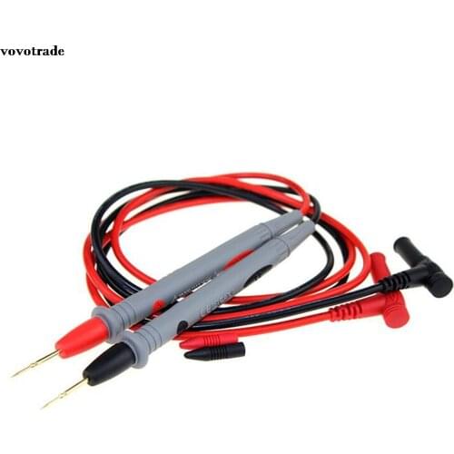 PVC Needle Tip Probe Test Leads Pin Universal Digital Multimeter Multi Meter Tester Lead Probe Wire Pen Cable Sharp Data Cable 3