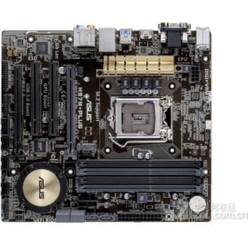 Desktop motherboard ASUS H97M-PLUS DDR3 LGA 1150 motherboard USB3,0 SATA3 PCI-E 3.0 mainboard