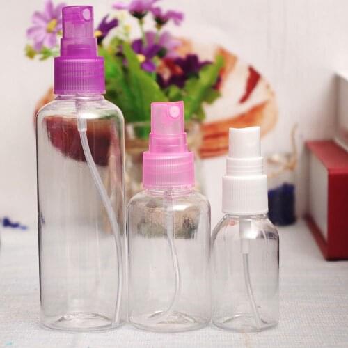 New 1 PCS Mini Small Empty Plastic Perfume Transparent Atomizer Spray Bottles Make up Make-up Cosmetic Sample Container