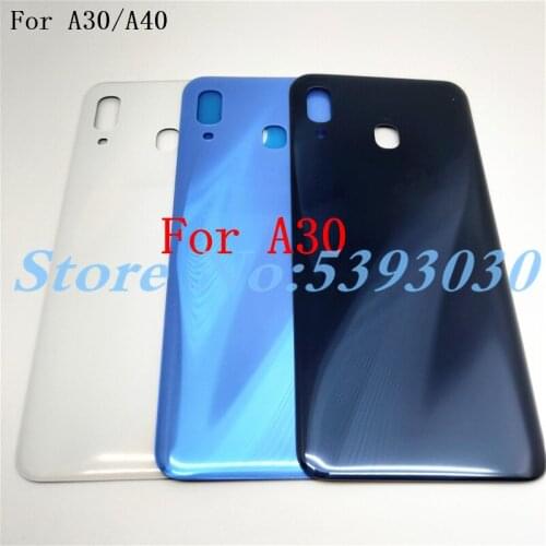 Original New Housing Battery Back Cover For Samsung Galaxy A30 A40 Battery Door Back Cover With Stickers +Logo