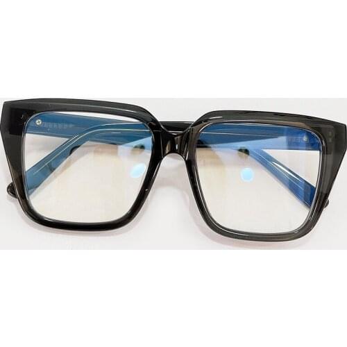 Square New Fashion All-Match Women Men Spectacle Eyeglass Luxury Brand Designer Acetate Acrylic Optical Frame Gafas De Mujer