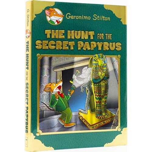 Geronimo Stilton The Hunt For The Secret Papyrus Original Children English Story Picture Book Full Color Hardcover for age 3-12