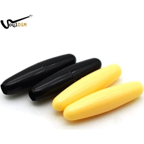 50pcs Plastic Electric Guitarra Tremolo Arm Whammy Bar Caps Tips Knobs for FD ST Style Guitar Black/White/Yellow