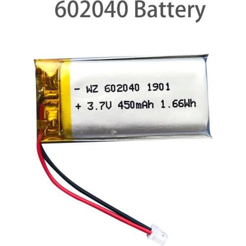 602040 battery audio silicone toothbrush beauty water meter massage instrument 3.7V rechargeable lithium battery