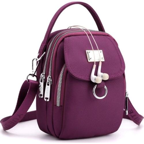 8 colors mini bags 2021 womens brand Multi layers nylon crossbody bags trend small handbags for women high quality Bolsas