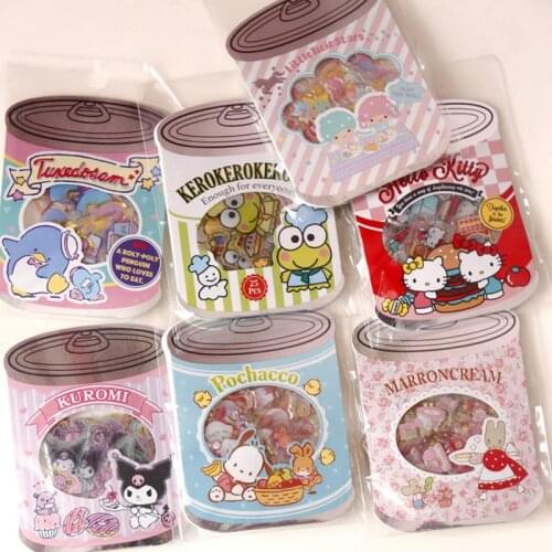1 new lovely Canned sticker pack Stickers Diary Label Stickers Decor Scrapbooking DIY Stickers toy gift