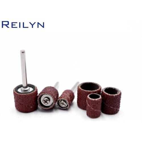 30 pcs per pack abrasive sand paper ring sand paper wheel grinding bits polishing roller peeling wheel sand paper roller