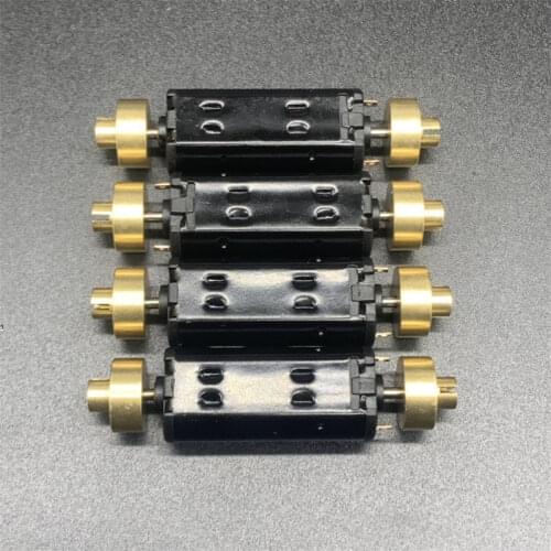 4pcs / lot Strong magneto Motor 1/87 Model Train Ho Scale Diy Accessories 12V 5 poles 8800-14000RPM (including flywheel)