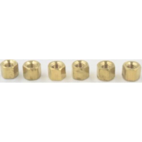 50Pcs M3x4mm PCB Boards Hexagonal Hex Screw Net nut Female Brass Standoff Spacer
