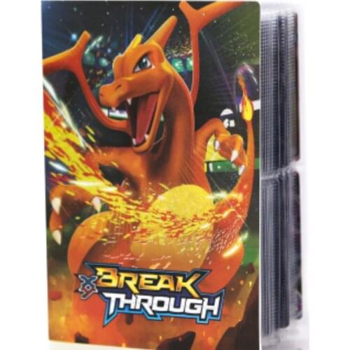 240 Card 4 Pocket Album Pokemon Playing Game Card Binder Book Display Livre Pokemon Map Collection Holder Folder Kids Toy Gift
