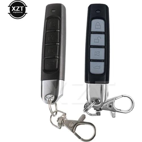 433MHZ Car Alarm Garage Door RF Remote Control 4 Channel Duplicator Clone Auto Pair Code Security Alarm Electronic Gates NEW