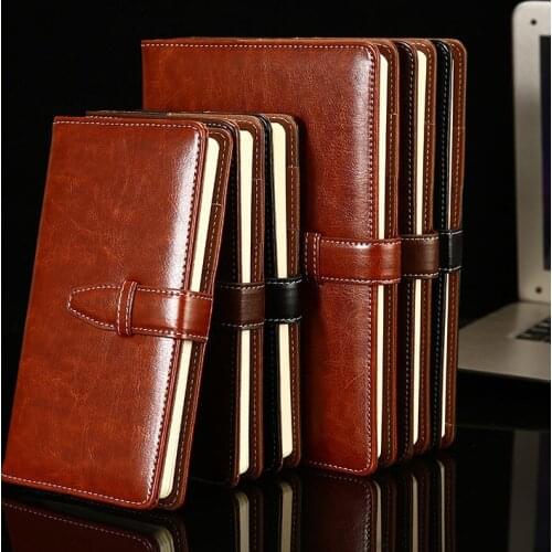 A5 A6 Vintage Notebook Diary Planner Book Journal Travelers Soft Leather Business Note Book Office Accessories Stationery Gift