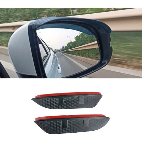 For Mercedes-Benz E-Class 2009-2021 W212 W213 2PCS Car Side Rearview Mirror Rain Eyebrow Visor Sun Shade Guard Auto Accessories