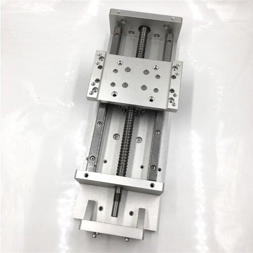 CNC Sliding Table Stroke 300mm SFU1605 Linear Stage Actuator Square Rail Cross Slide Working Table
