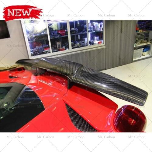 FOR FERRARI 458 11-14 R-STYLE CARBON FIBER GT SPOILER TRIM BODY KIT TUNING PART FOR 458 CARBON WING LIP RACING