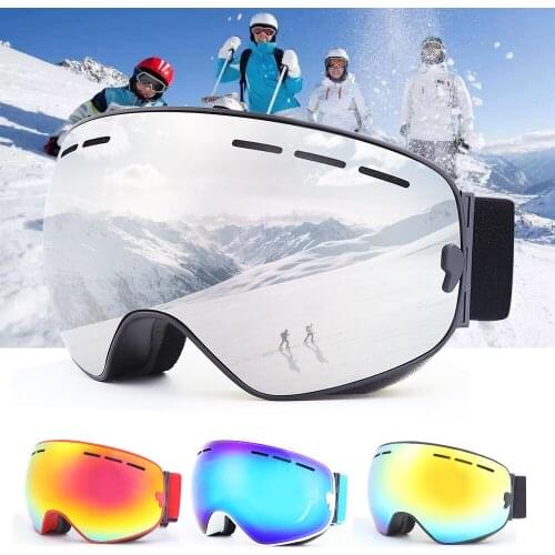 Double-layer Ski Goggles Brand New Protective Ski Goggles Anti-fog Big Ski Mask Snow Outdoor Ski Equipment For Women And Men