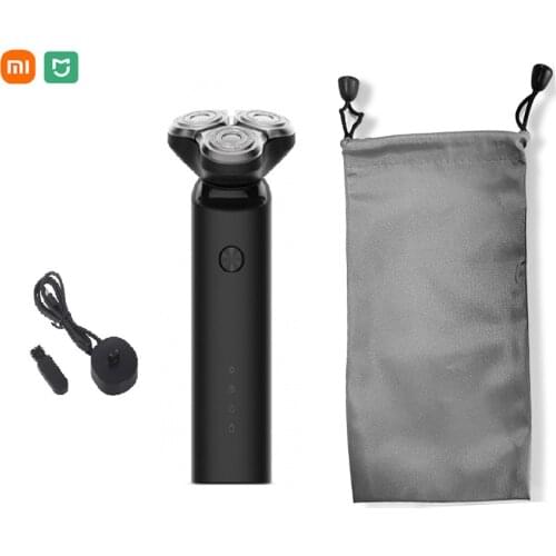 Xiaomi Mijia Electric Shaver Razors Beard Hair Trimmer Rechargeable 3D Head Dry Wet Shaving Machine Washable Dual Blade for Men