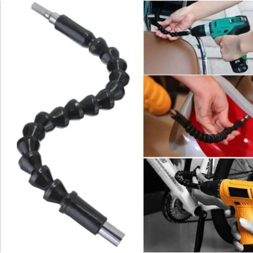 Flexible Extension Screwdriver Bits Screw Power Drill Connection Tips Flexible Adapter Hand Tools 11.8 inch Flex Adapter