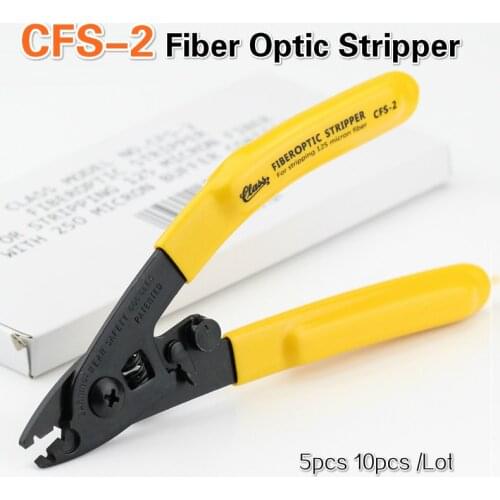 2PCS 10PCS /Lot Free Shipping CFS-2 Two-port Plier Wire stripper FTTH Cable Stripper Fiber Optic Tool Fiber Optic Stripper