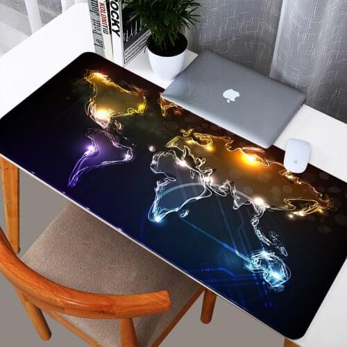 World Map Mouse Pad 300x600mm Gaming Mousepad Large Size Desk Cushion Keyboard Mat For Laptop Pc Home Carpet Mouse Mat
