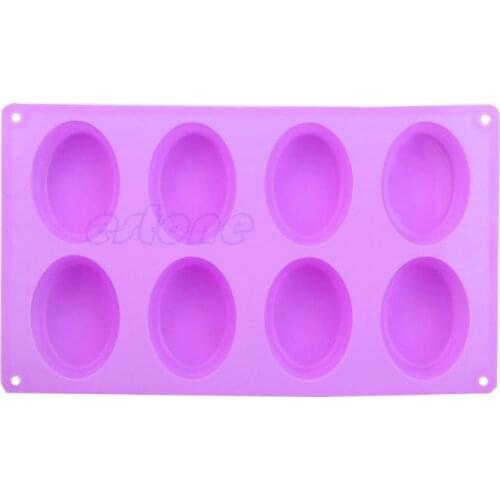 Hot Silicone Ice Cube Candy Chocolate Cake Cookie Cupcake Molds Soap Mould DIY F62A
