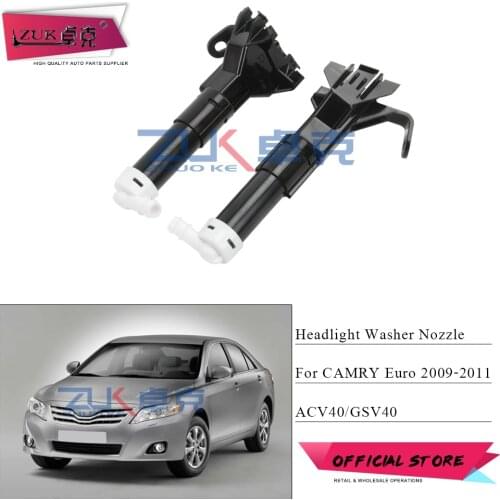 ZUK Headlight Head Light Washer Water Spray Nozzle Jet Actuator For Toyota CAMRY ACV40 GSV40 2009 2010 2011 For Euro Model Only
