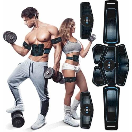 New Electrostimulation ABS Muscle Stimulator Hip Muscular Trainer EMS Abdominal Belt for Men Women Home Gym Fitness Equipment