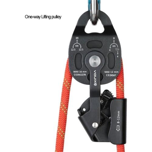 One-way pulley Lifting heavy objects lifting tool Super light device ascenders lifter drag lifting equipment High quality