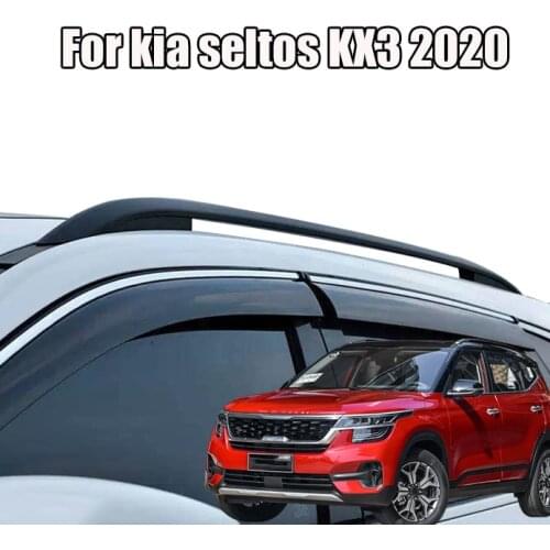 Applicable For kia Seltos 2020 KX3 Car-styling car window rain cover modification exterior decoration special rain eyebrow
