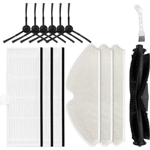 Durable Main Brush Filter Replacement Mopping Cloth Rag Side Brush for Honiture Q6 Sweeping Robot Spare Parts