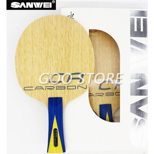 SANWEI CA LD Table tennis blade 5 plywood+ 2 LD carbon fiber Lymphoid surface ayous core all-round ping pong racket bat paddle
