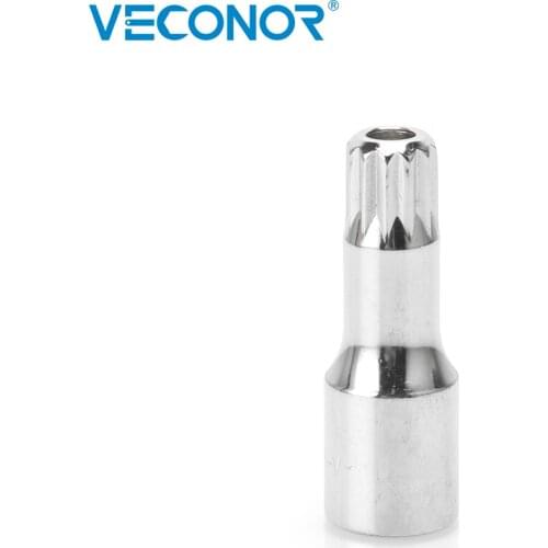 Veconor 1/2" Drive Oil Pan Drain Plug Screw Bolt Star Tamper Proof Socket Tool M16 for VW Audi