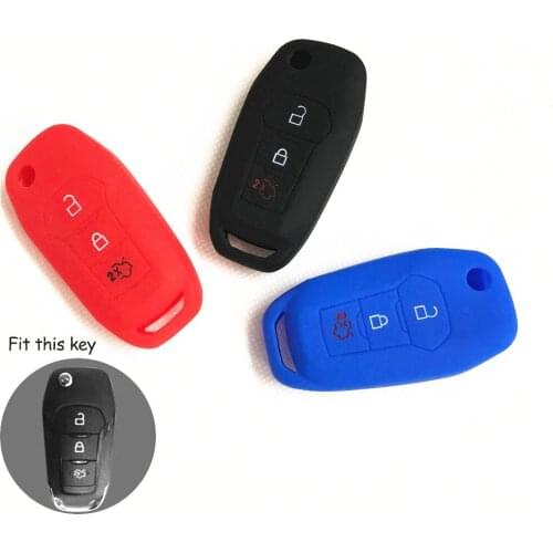 Silicone Car accessories Key Cover Case For Ford Focus Galaxy C-Max S-Max Explorer Ranger Mustang EVEREST Taurus