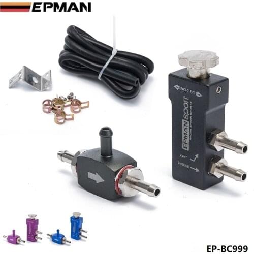 Universal 1-30psi In Cabin Boost Control Valve-Fits Any Turbo Car MBC (Color: Black,Blue,Purple) For VW Golf 5 EP-BC999