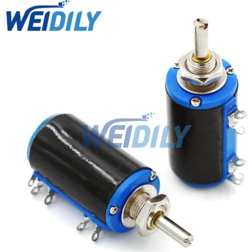 WXD3-13-2W 5K6 5.6K ohm WXD3-13 2W Rotary side Rotary Multiturn Wirewound Potentiometer