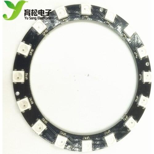 16 bit WS2812 5050 RGB LED smart full color RGB ring development board big ring