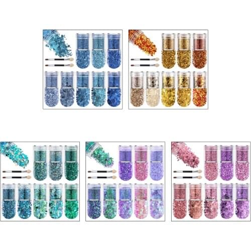 8 Kinds Multicolor Sequins Resin Epoxy Mold Art Decoration Small Glitter Decorative Jewelry Making Tools Nail Decor