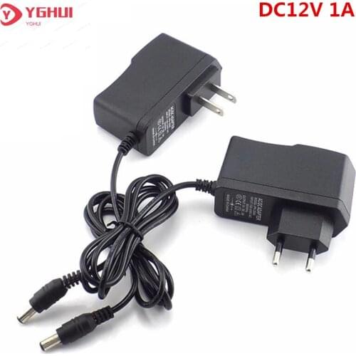 AC 100-240V To DC 12V 1A CCTV Camera Power Supply Power Adapter Charger For Video Surveillance Cameras