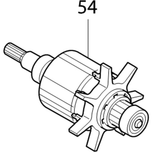 Armature Engine 619129-7 for MAKITA DFT126F BFT081FZ BFT080FZ BFT020FZ Motor