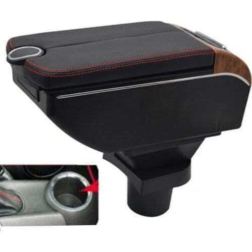 Car Mini Countryman R60 F60 armrest storage box auto interior Leather car-styling central container Store content box