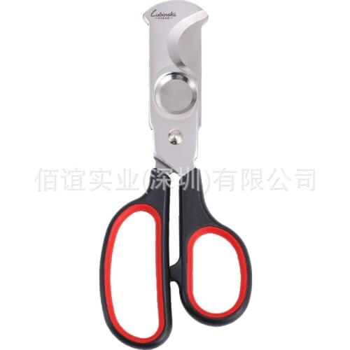 Double Blades Stainless Steel Gold Silver P Wood Cigar Cutter Pocket Gadgets Zigarre Cutter Knife Cuban Cigars Scissors