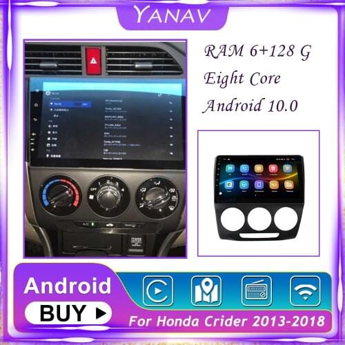 128G Android Car Radio Head Unit For Honda Crider 2013 - 2018 GPS Navigation Auto Video Stereo Receiver Multimedia MP3 Player