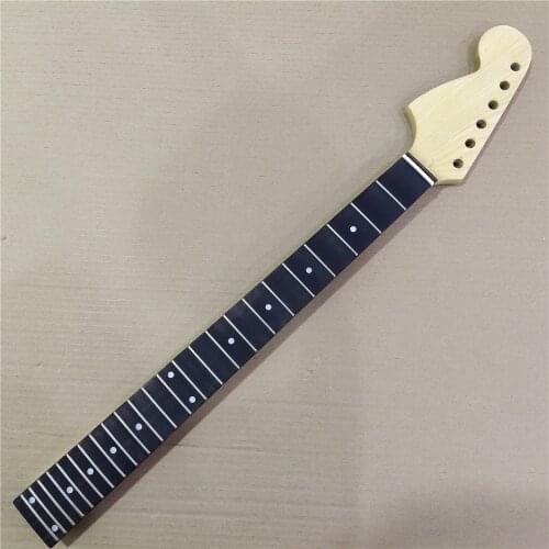 Maple Full scalloped Guitar Neck 24 Fret rosewood Fretboard gloss reverse big headstock