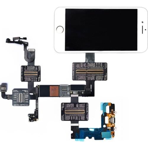Test Cable for Front Camera/Rear Camera/Tail Plug/Display/Touch Test Cable for iPhone 6/6P/6S/6SP/7/7P/8/8P/X Repair Tools