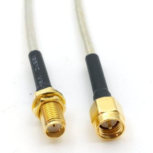 20PCS lot SMA female jack to SMA plug male Pigtail cable RG402